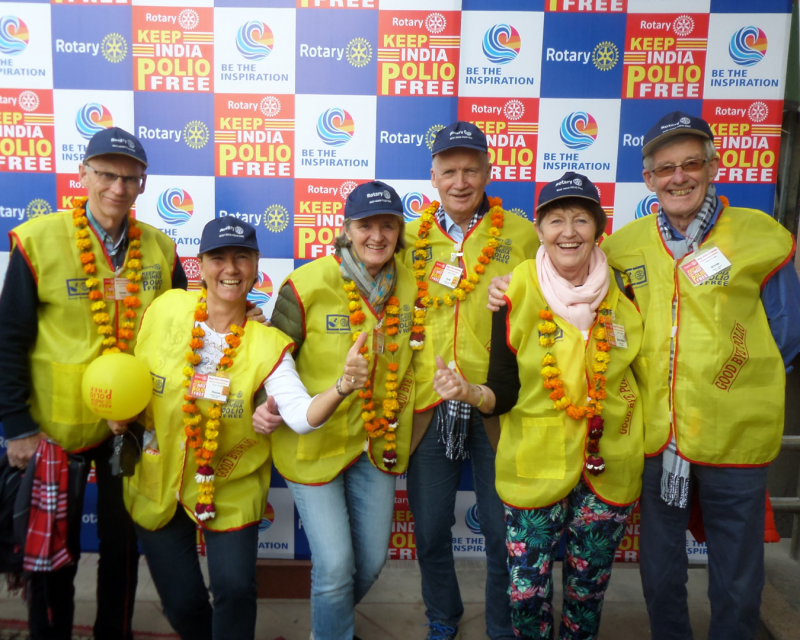 Vaksinering mot polio i India