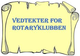 Endringer i Rotary-klubbenes lover og vedtekter