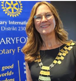 Distriksguvernør Lidun med internasjonalt verv i Rotary!