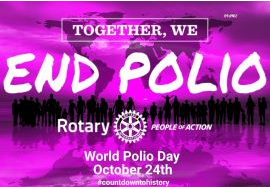 24. oktober er verdens POLIO-dag
